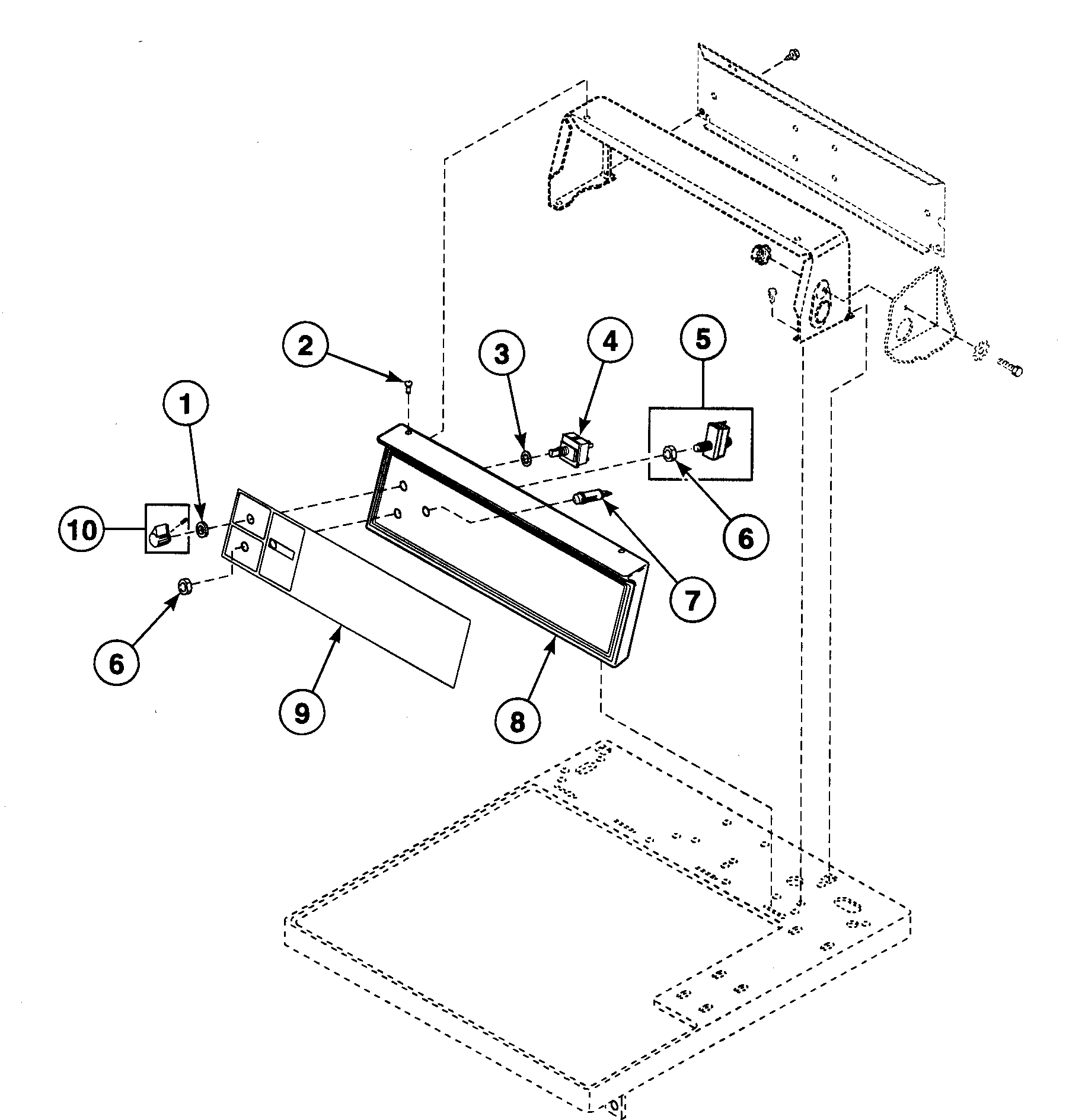 Speed Queen SDG309WF control assy diagram