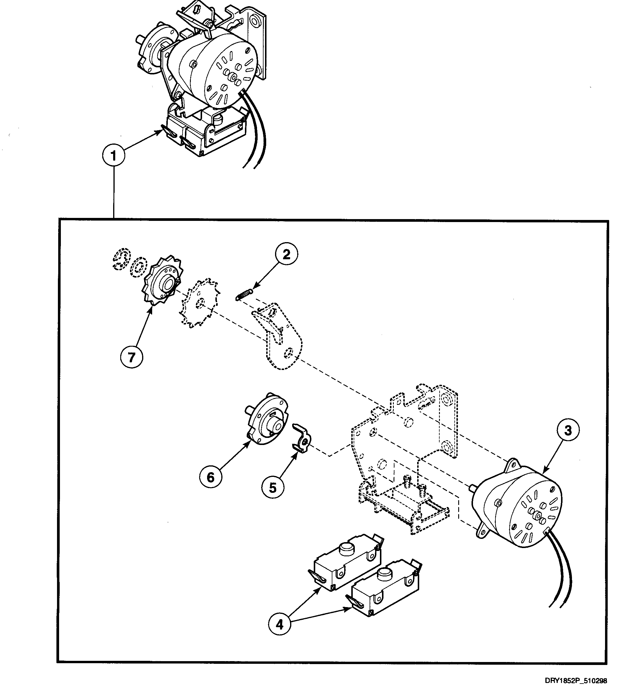 Speed Queen SDG309WF accumulator diagram