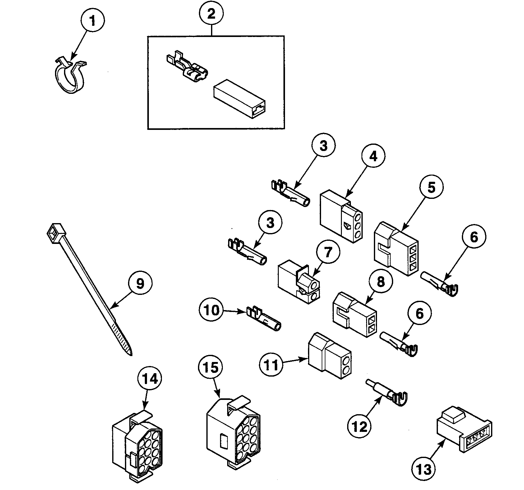 Speed Queen SDE607LF1500 blocks diagram