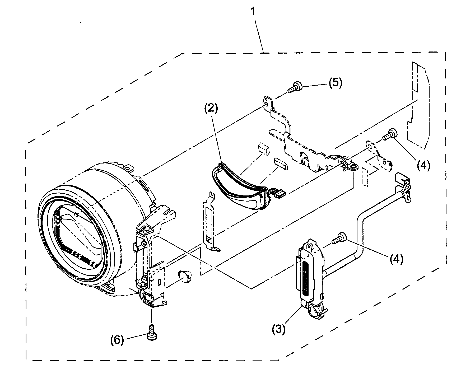 Canon HF200A front cover diagram