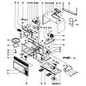 Vissani MCO160UB cabinet parts diagram