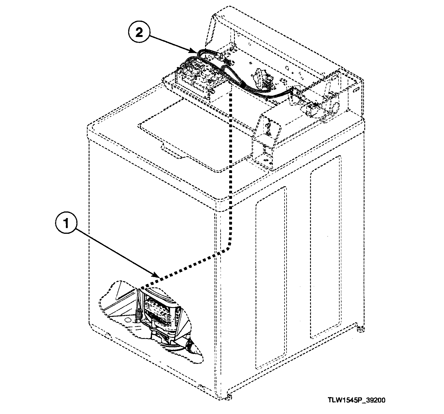 Speed Queen SWT021LN harnesses diagram