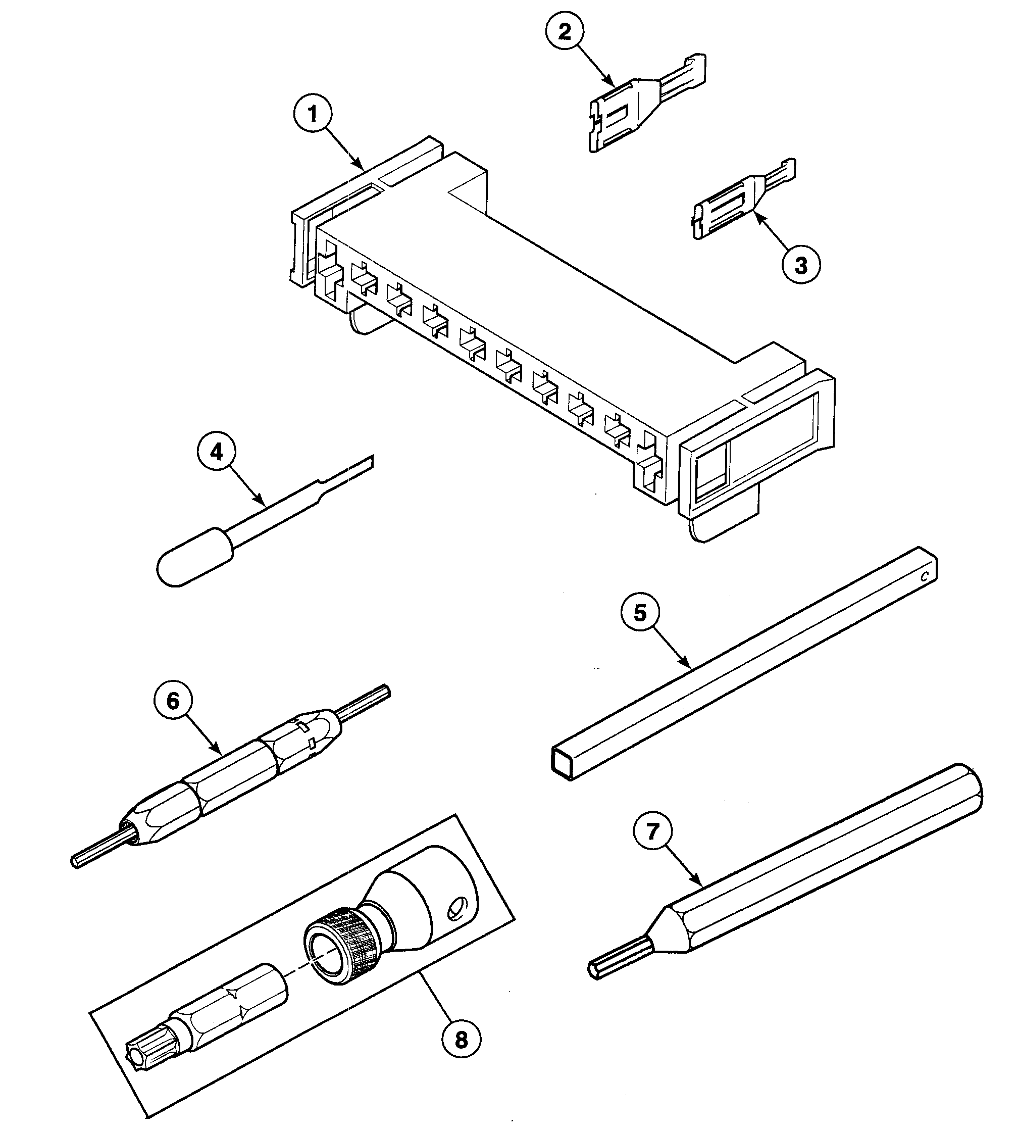 Speed Queen SDE507LF tools diagram