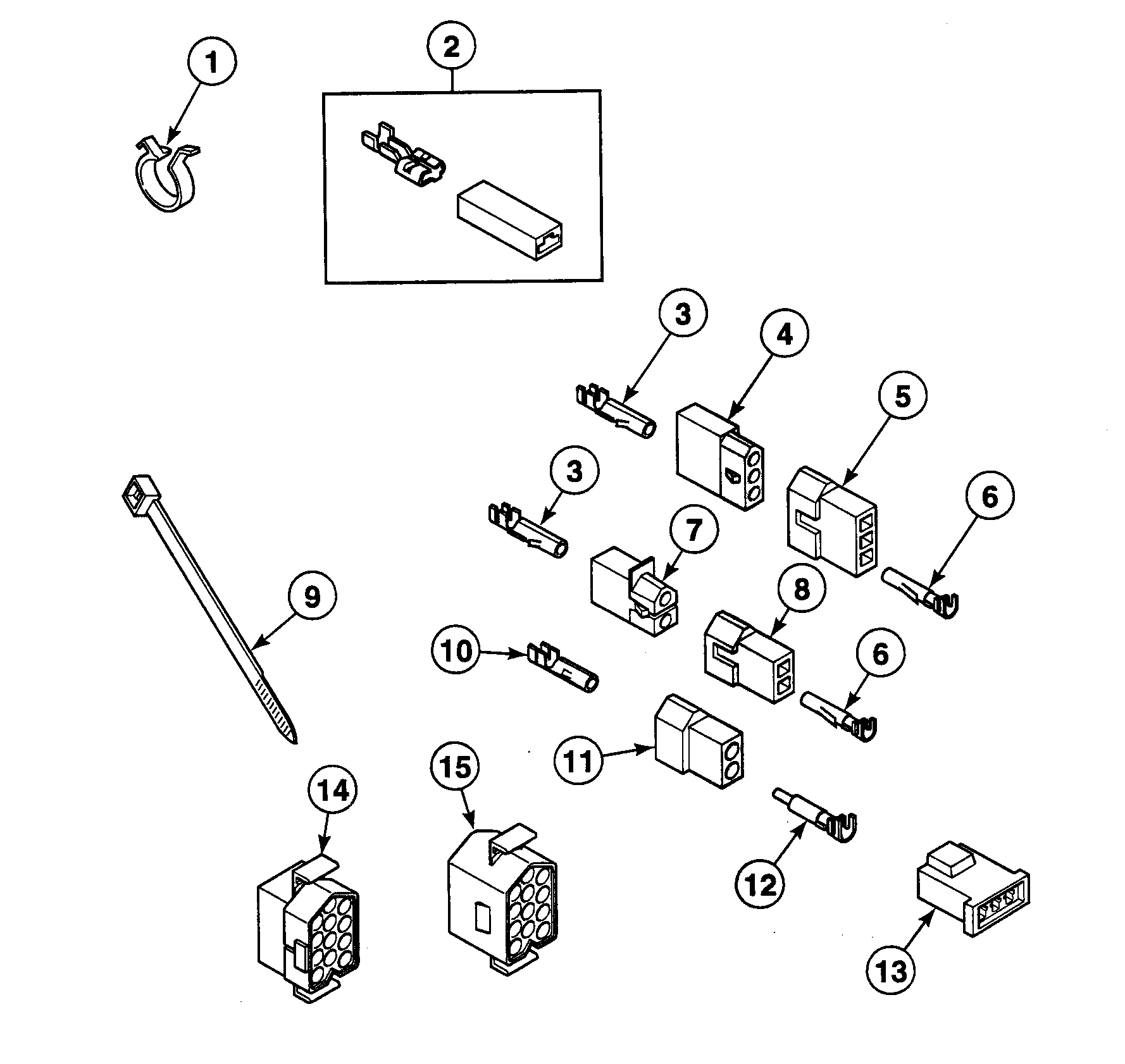 Speed Queen SDE507WF1500 blocks diagram