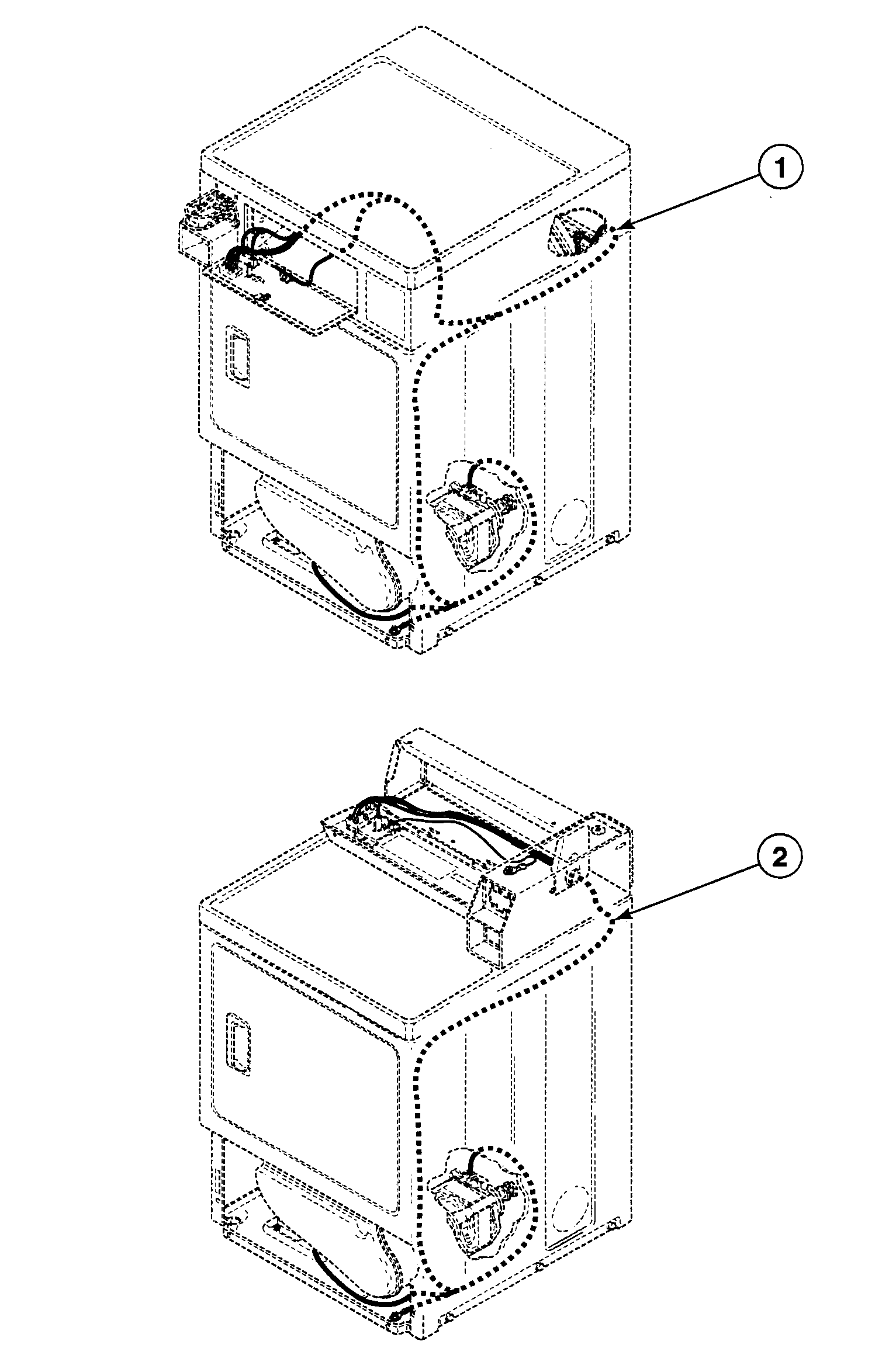 Speed Queen SDEA07WJ harnesses diagram