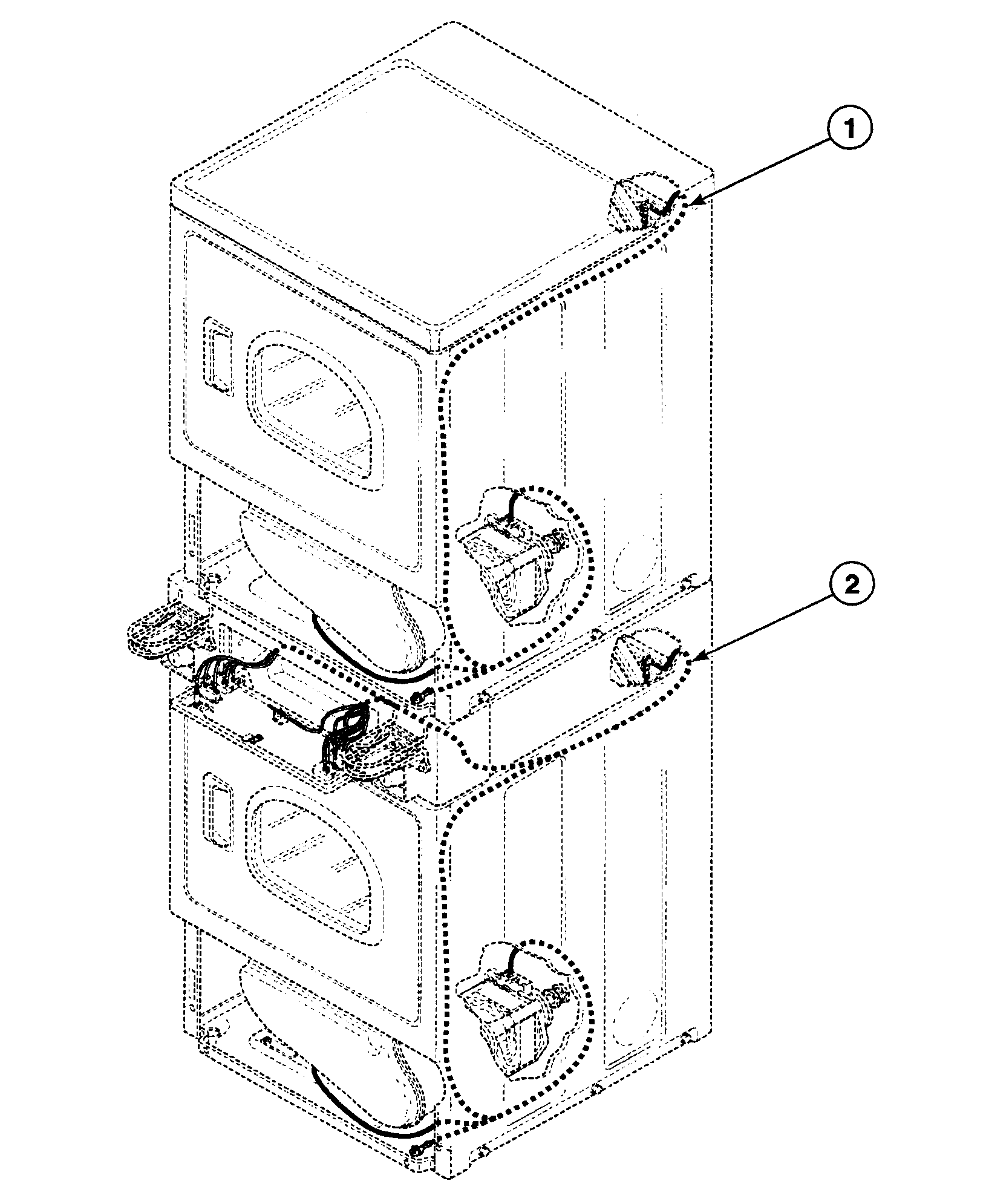 Speed Queen SSE107QF1500 harnesses 2 diagram