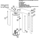 AO Smith XCV40-200 water heater diagram