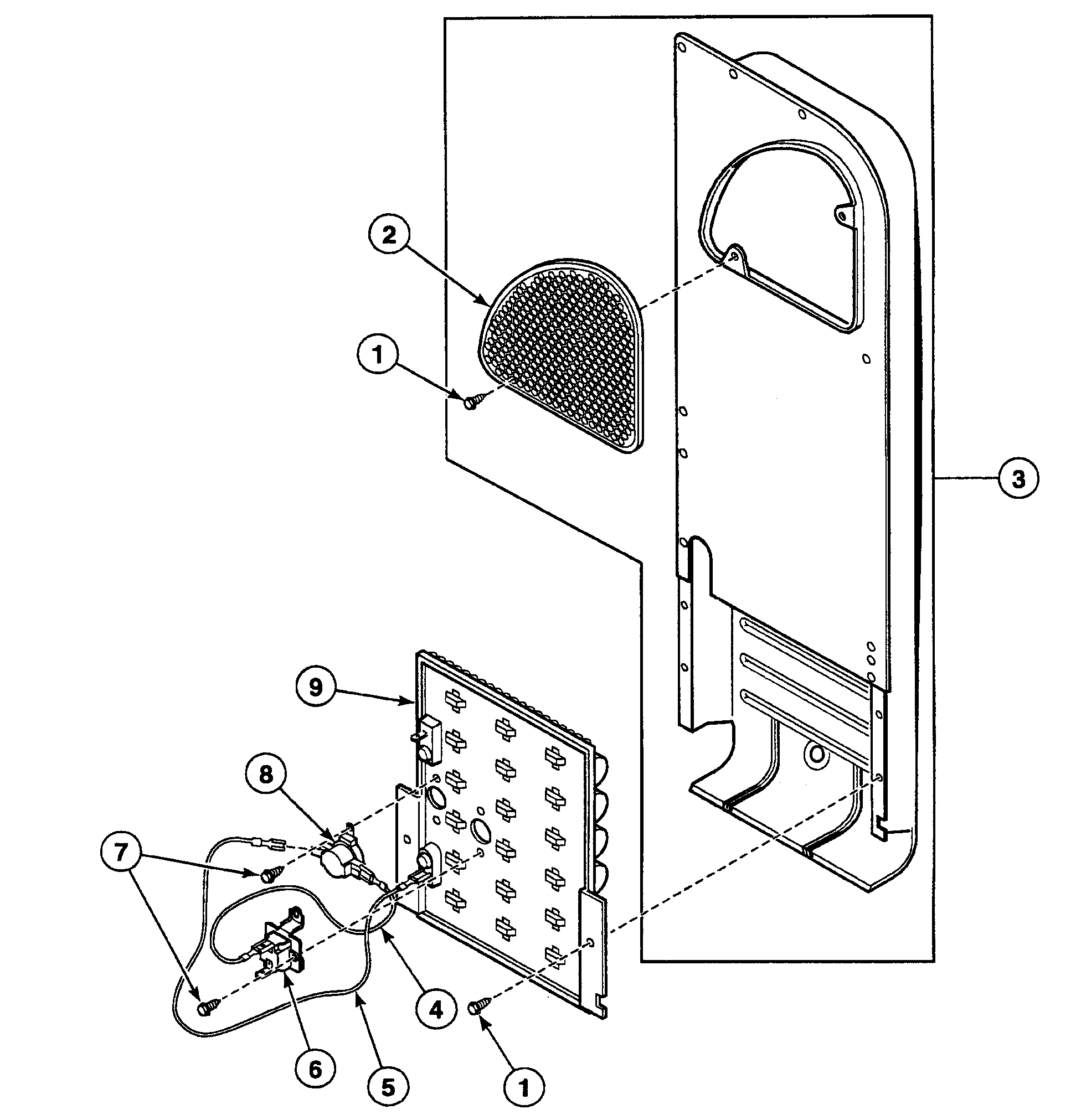 Speed Queen SSE307LF heater diagram