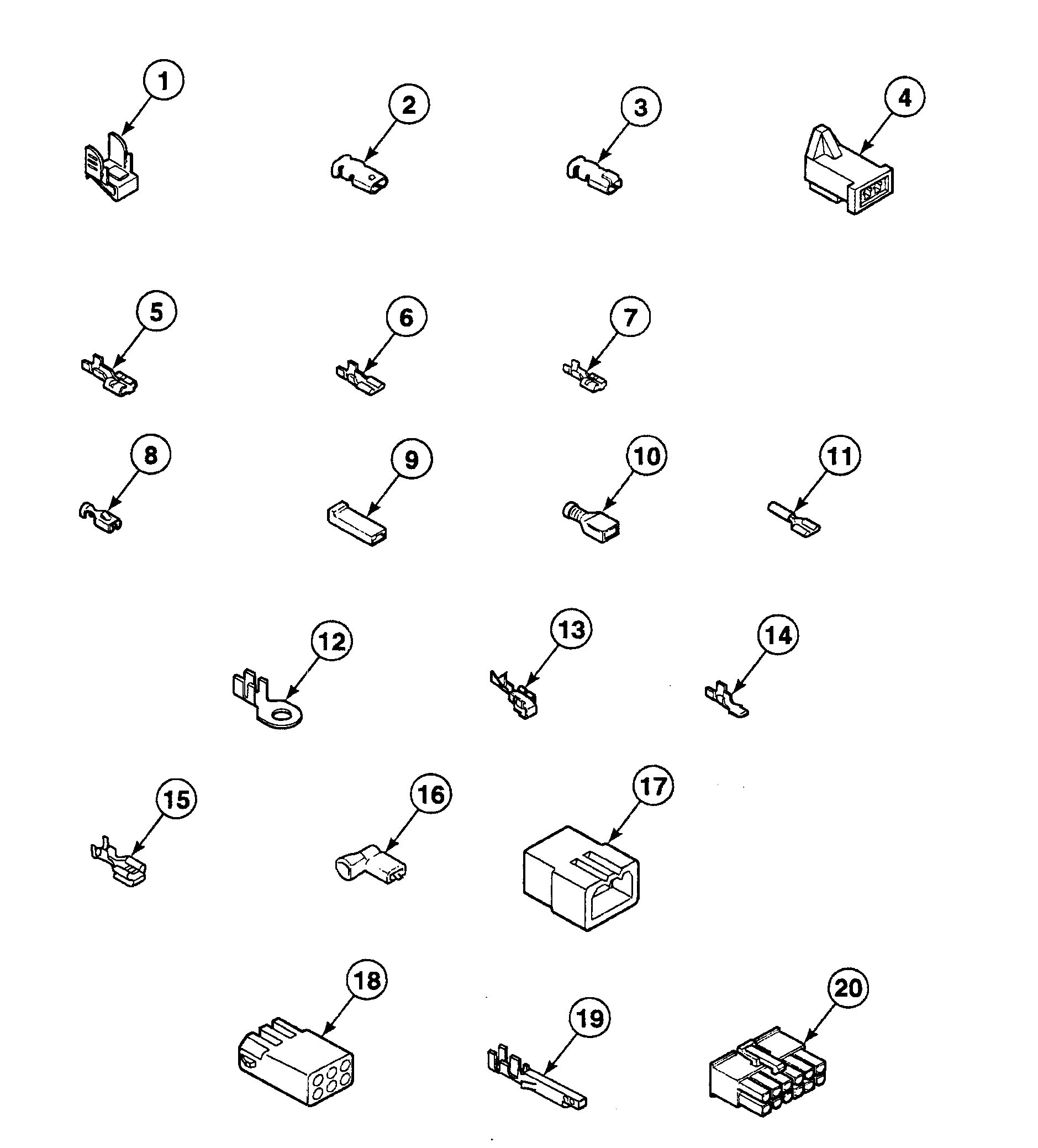 Speed Queen SSE117WF blocks diagram