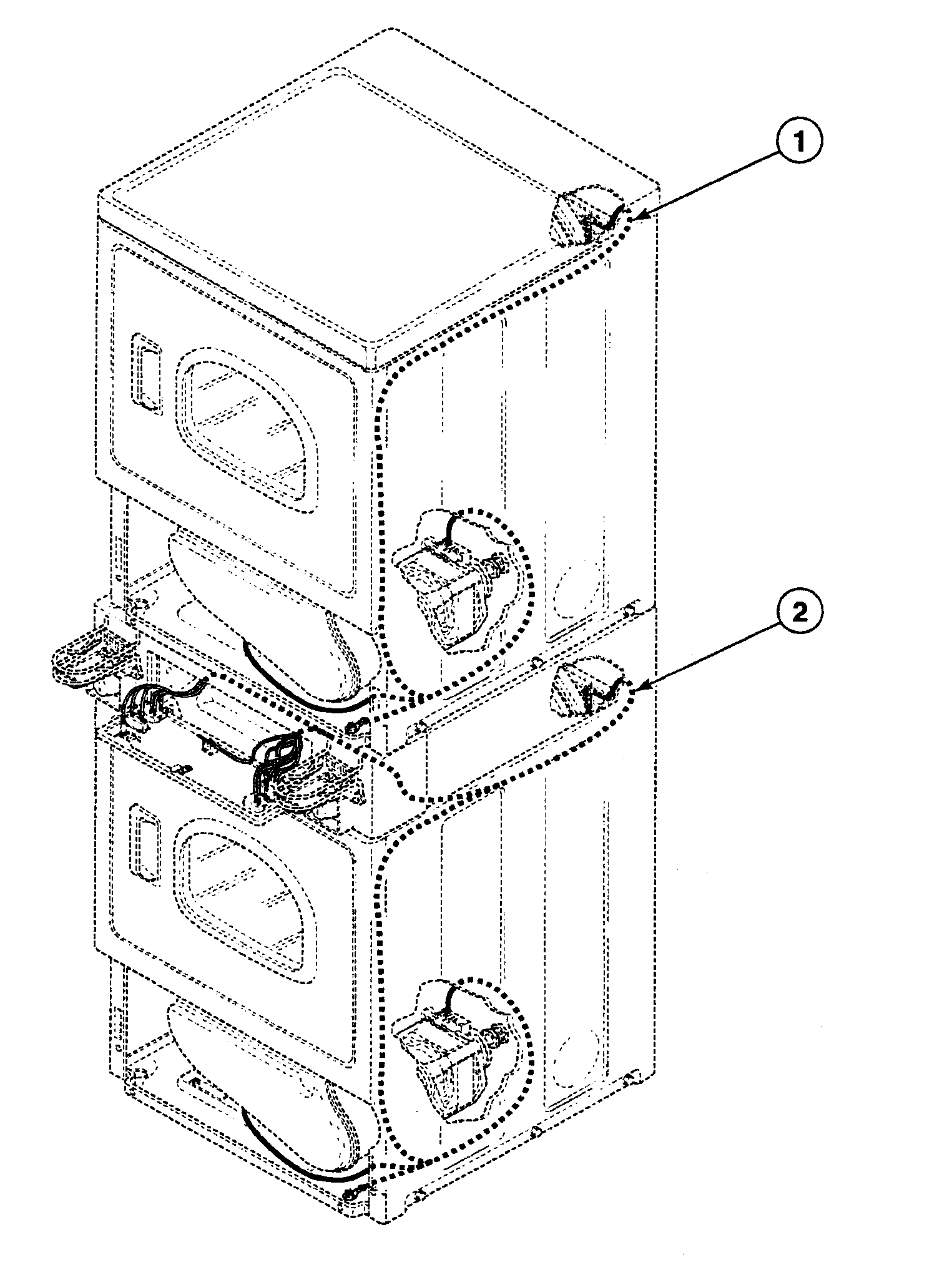 Speed Queen SSE117WF harnesses 2 diagram