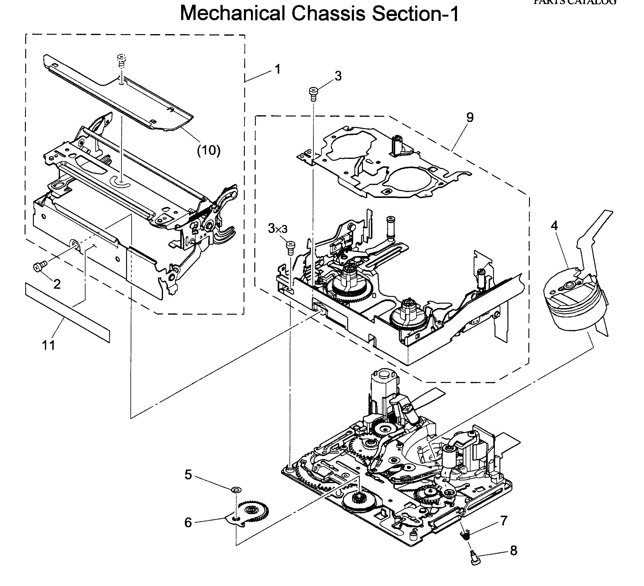 Canon HV40A chassis 1 diagram