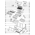 Weber S660LP grill assy diagram