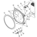 Speed Queen SSE417QF roller assy diagram