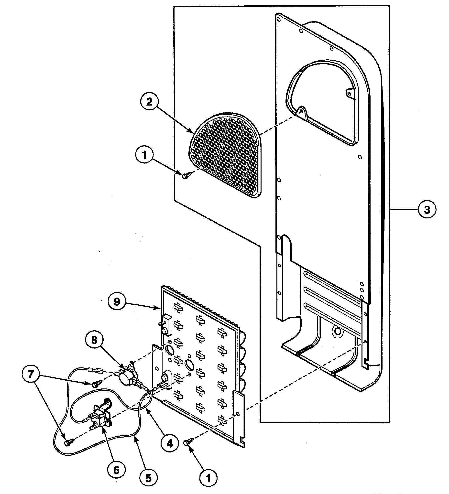 Speed Queen SSE417QF heater diagram