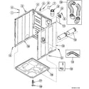 Speed Queen SSE417QF cabinet assy diagram