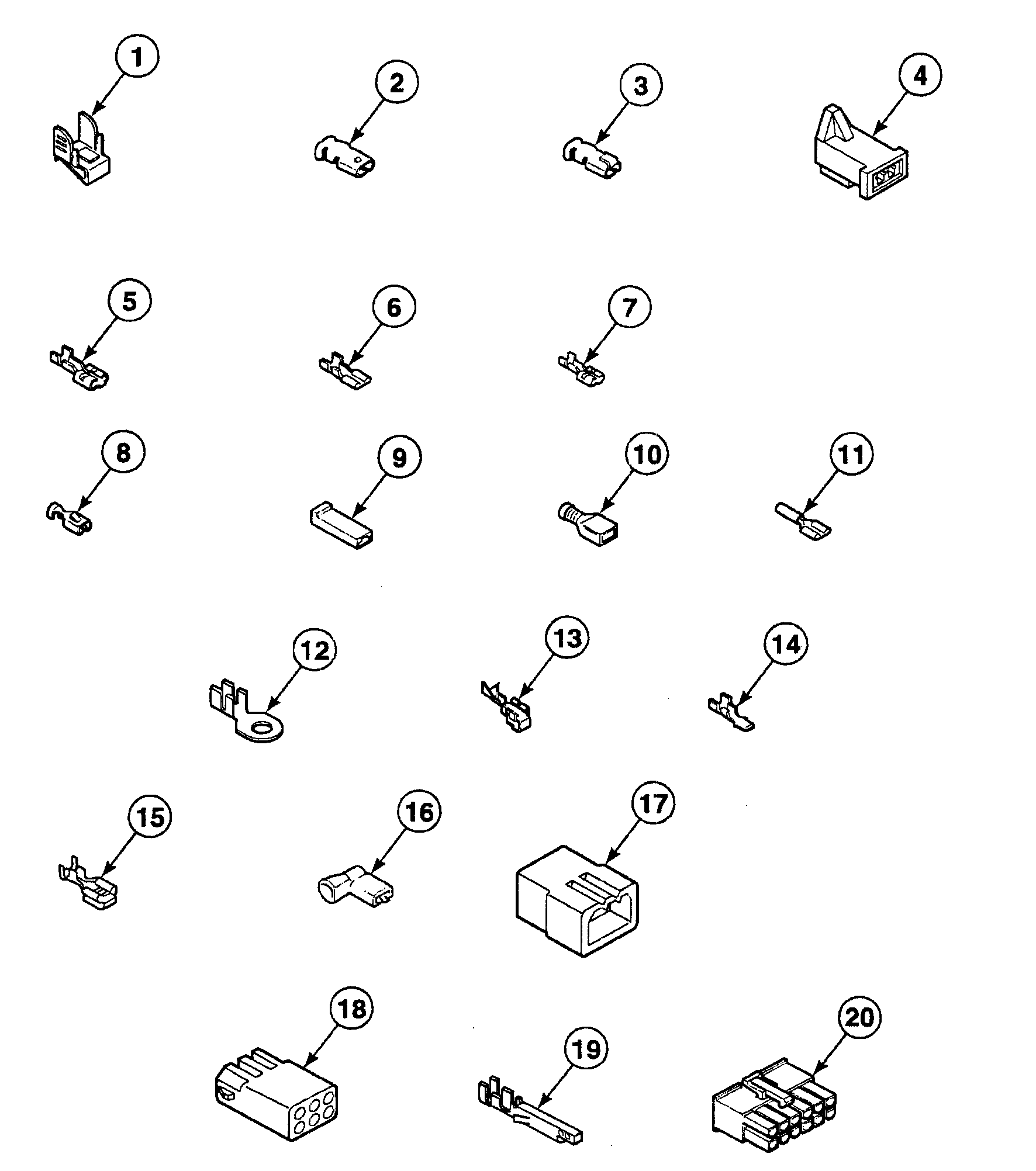 Speed Queen SSE417QF blocks diagram