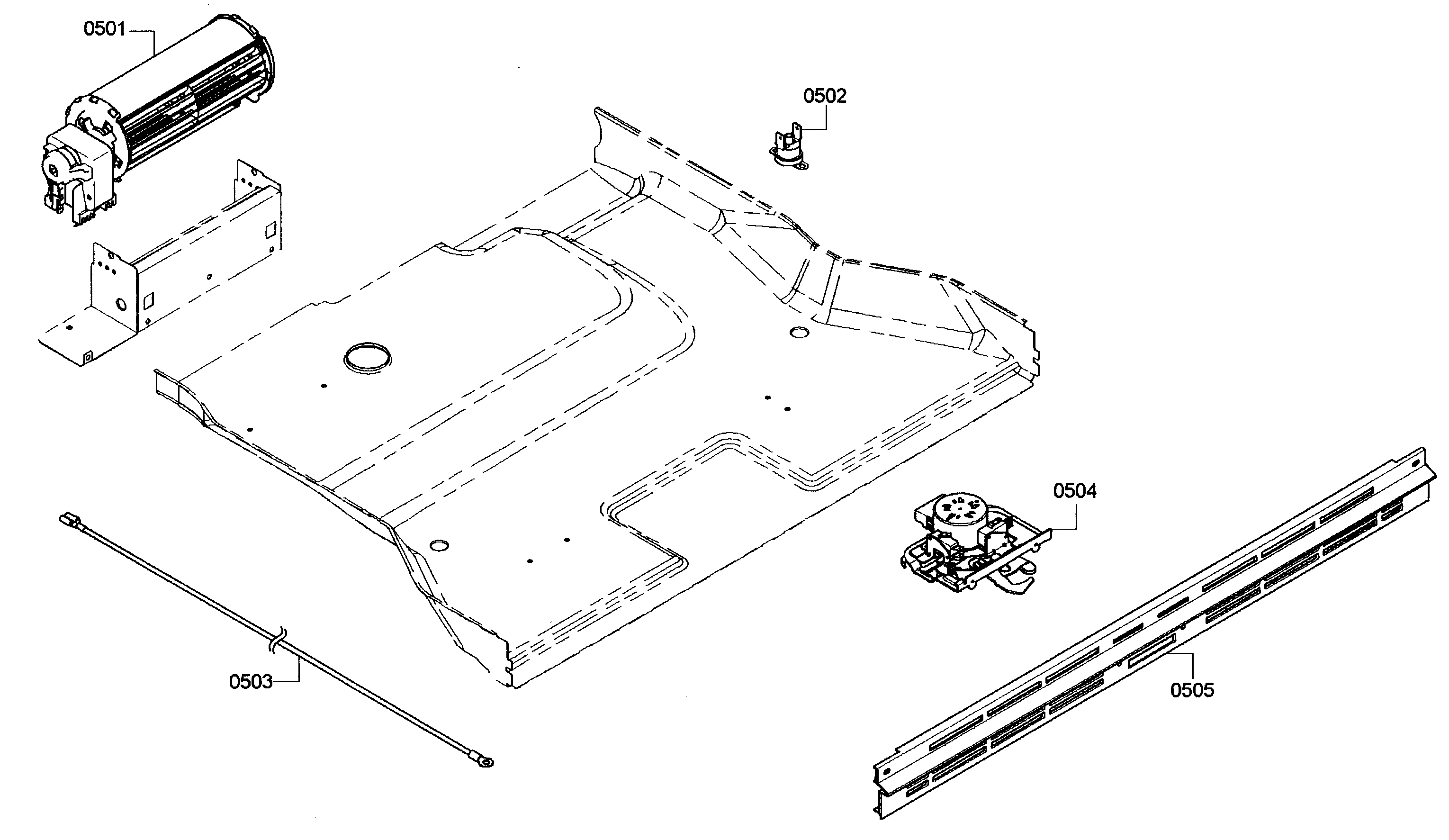 Thermador ME302EP01 ventilation diagram