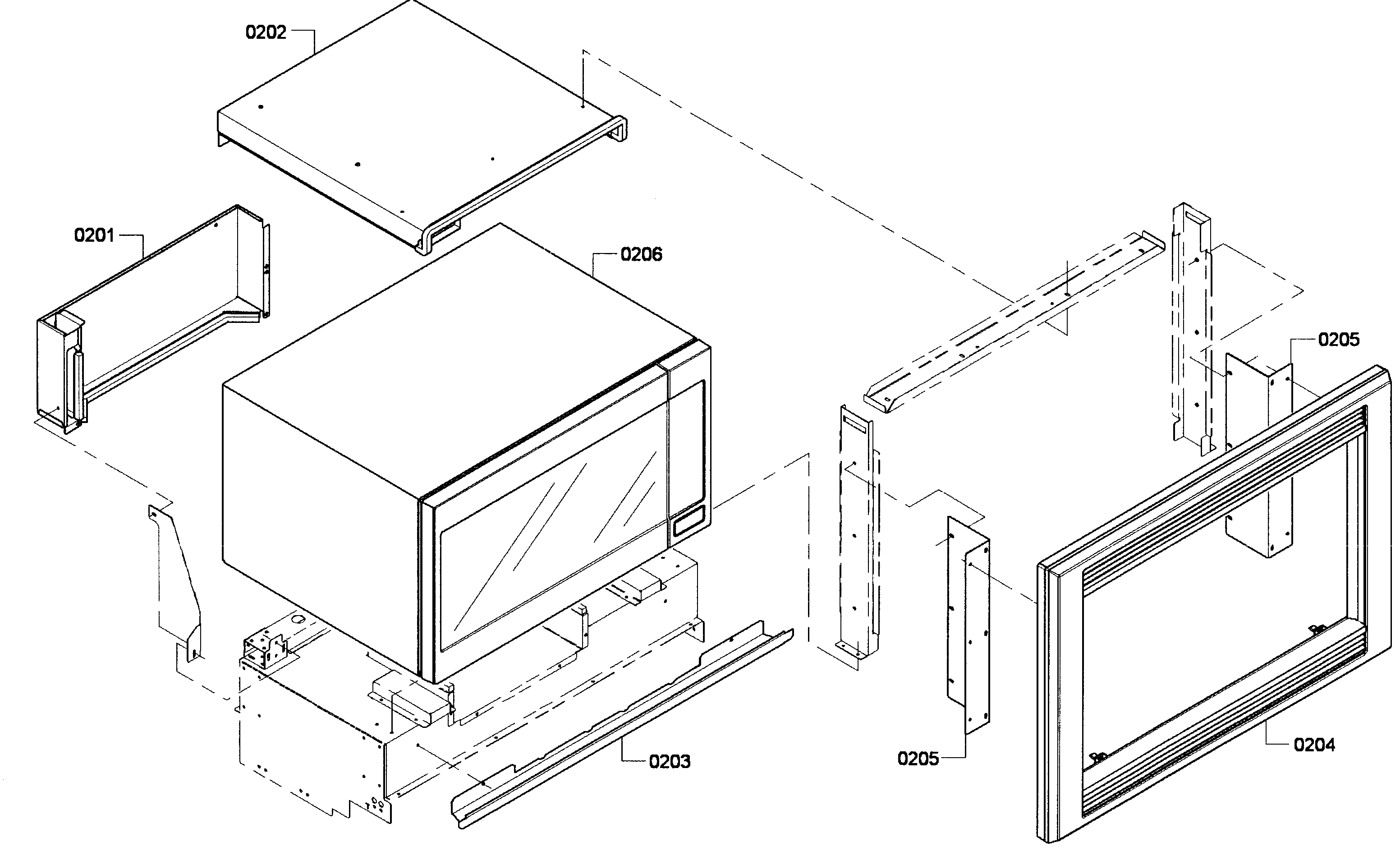 Thermador MEMCW301EP-03 microwave 1 diagram