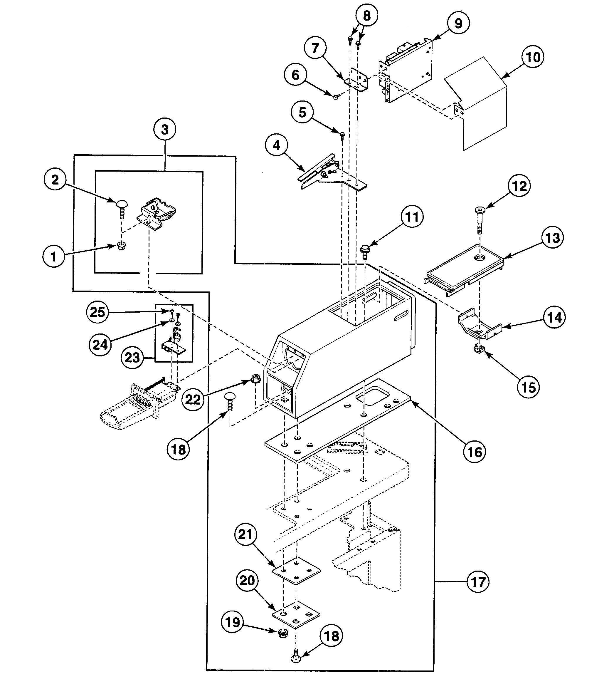 Speed Queen SDG909QF meter assy diagram