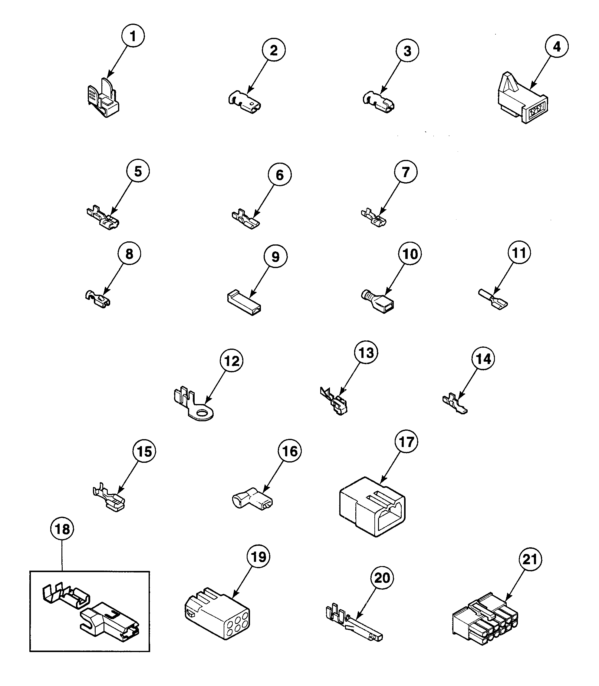 Speed Queen SDG909QF terminals diagram
