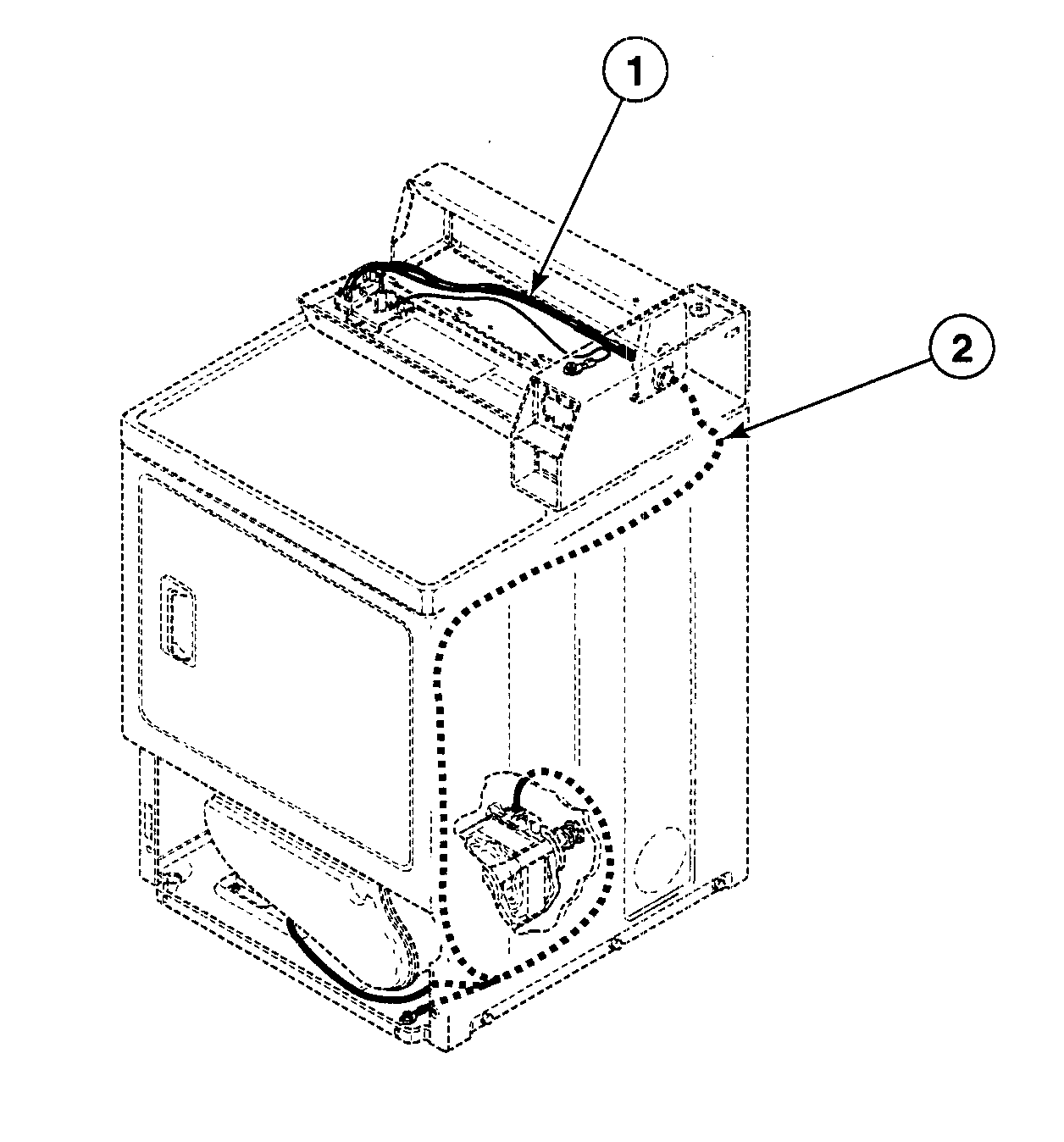 Speed Queen SDG909QF harnesses diagram