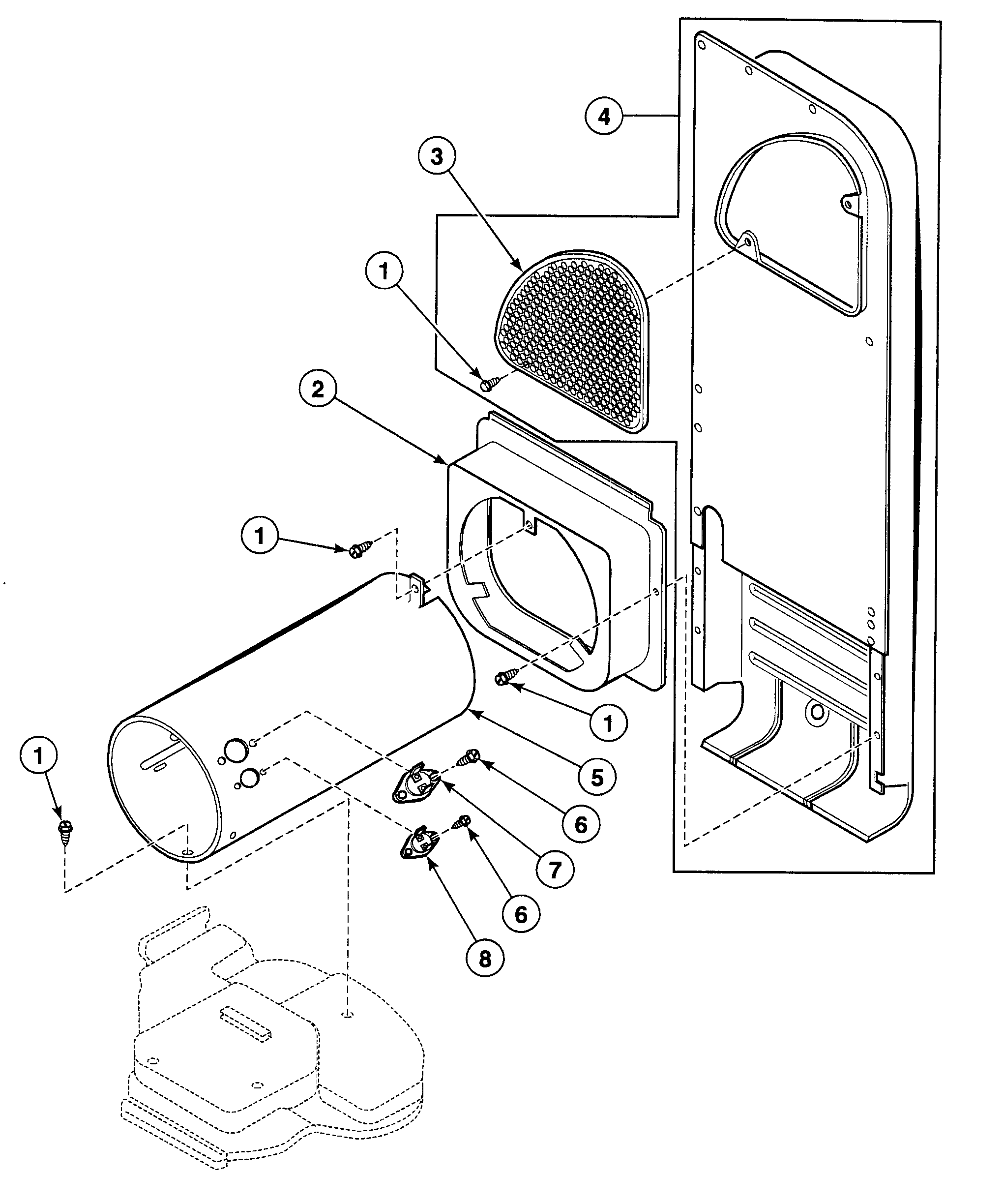 Speed Queen SDGX09QF heater diagram