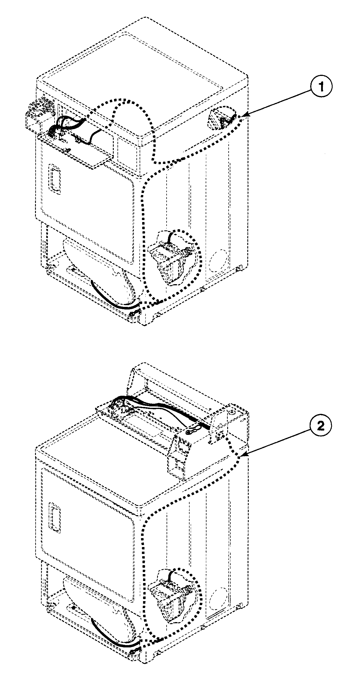 Speed Queen SDGX09QF harnesses diagram