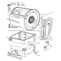 Fisher & Paykel DG62T27GW1-96142A cabinet assy diagram