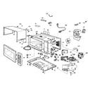 Panasonic NN-SD986S cabinet assy diagram
