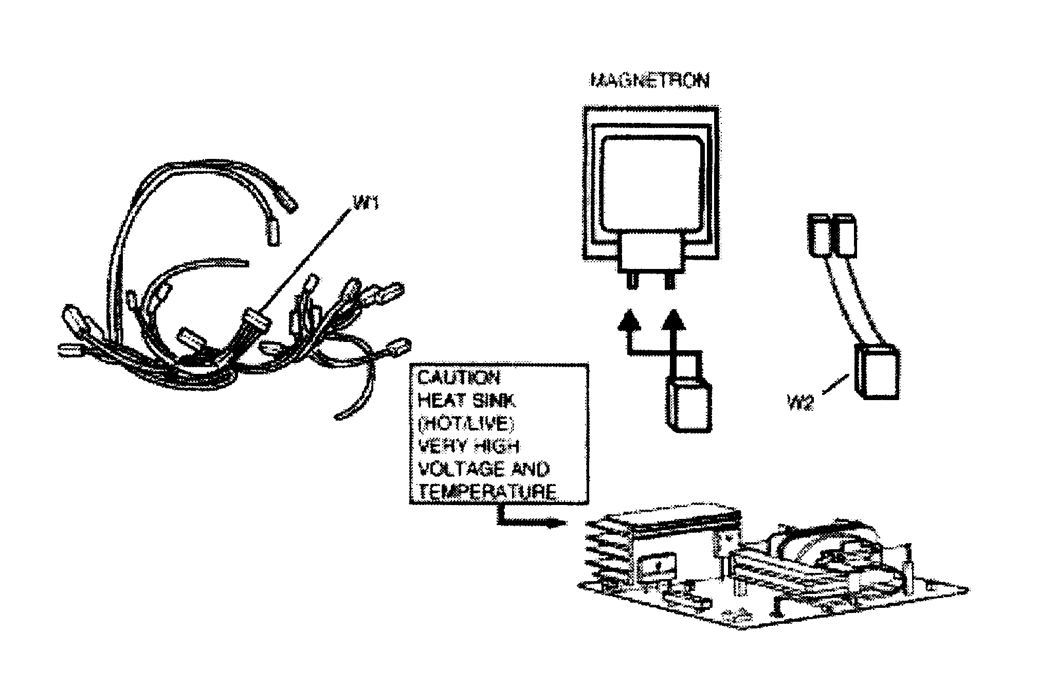 Panasonic NN-T994SFR harnesses diagram