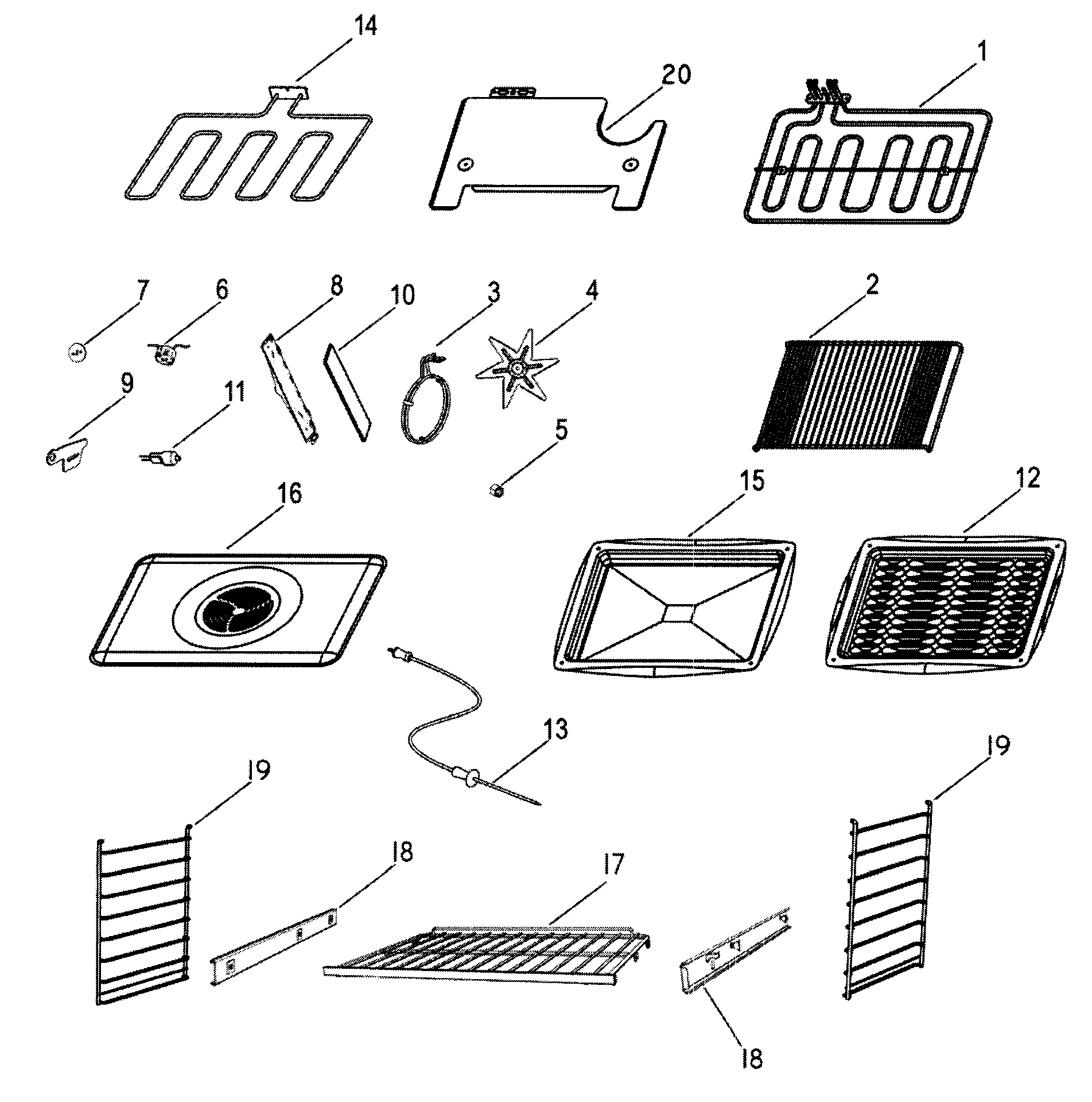 DCS WOU230SS-88493A accessoriess diagram