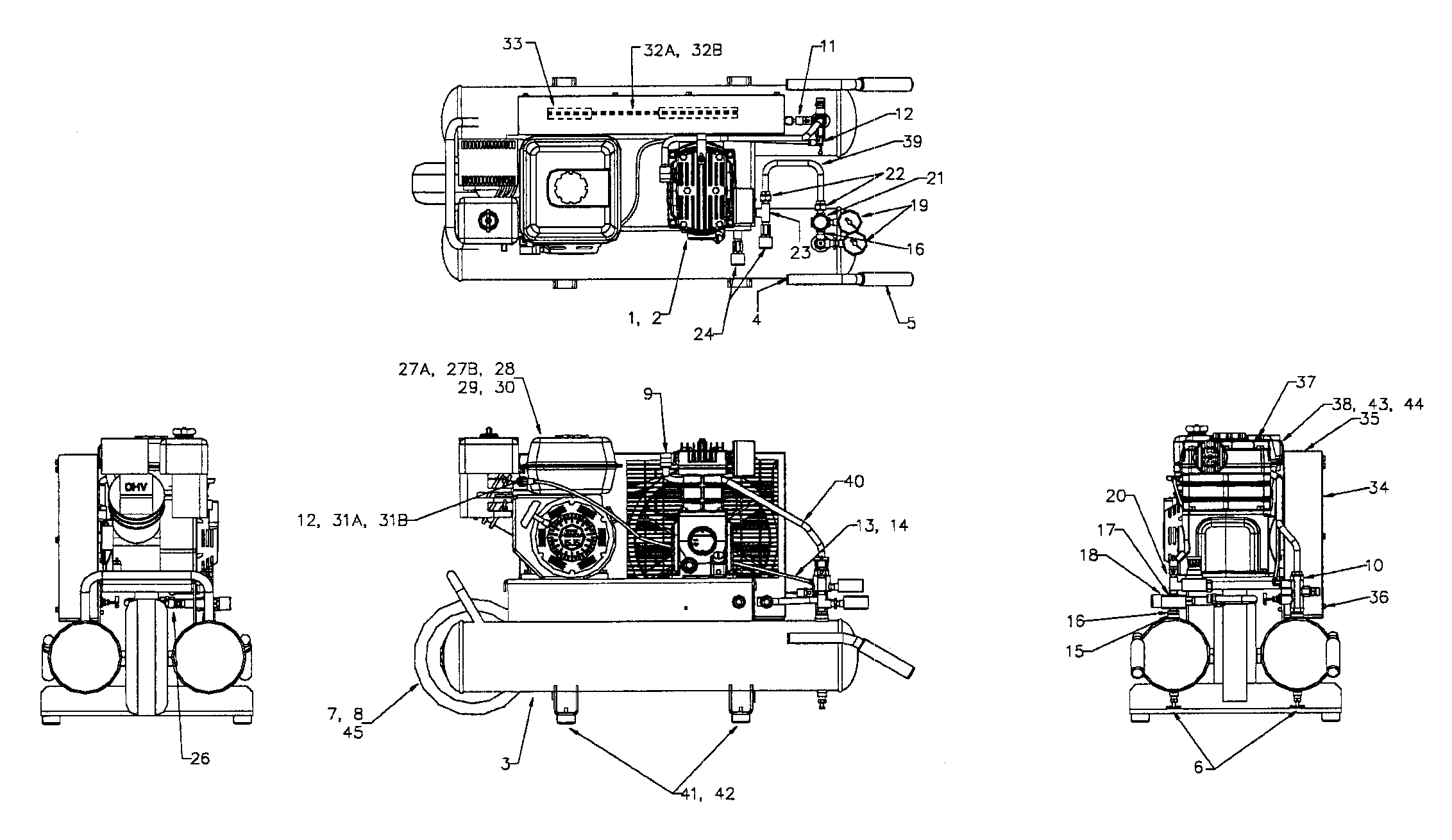 Ingersoll Rand SS3J5.5GH-WB compressor diagram