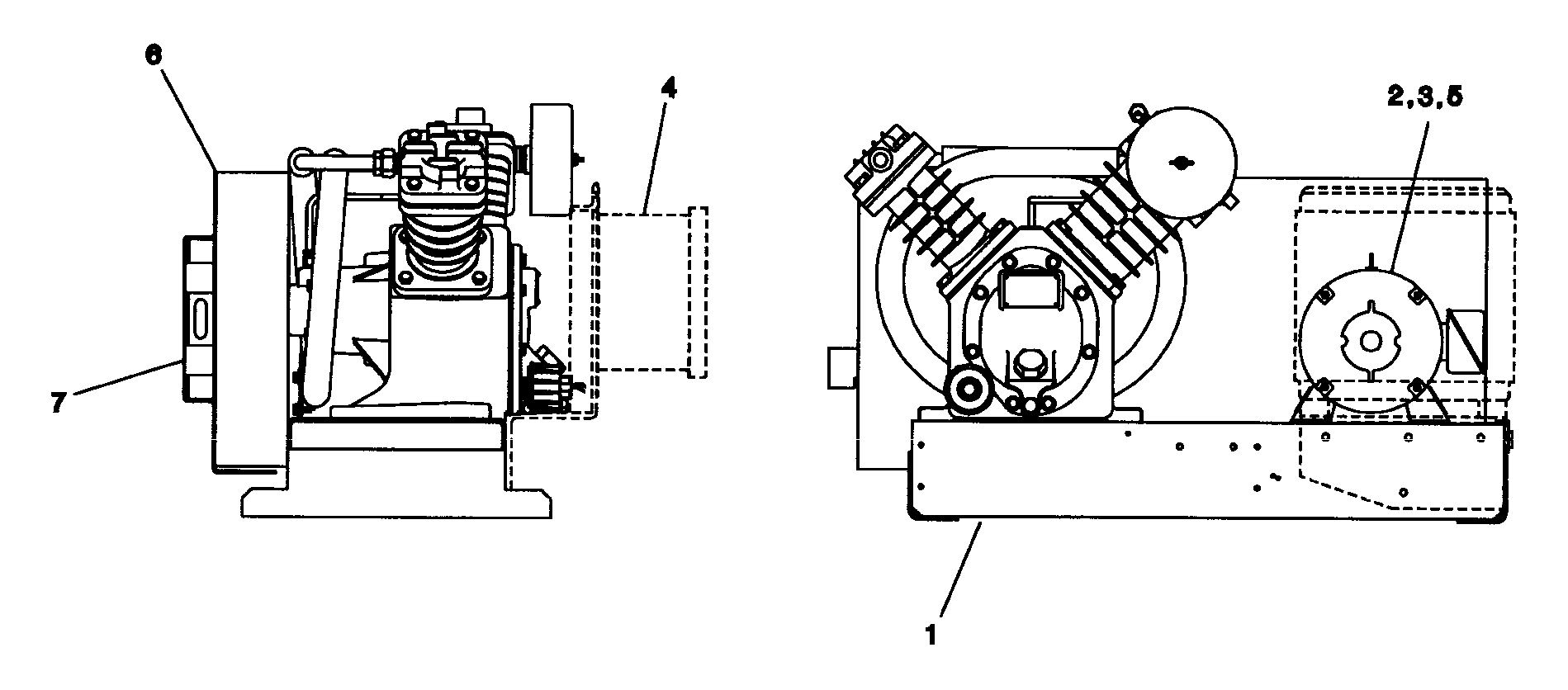 Ingersoll Rand 2475F12.5G elect motor diagram