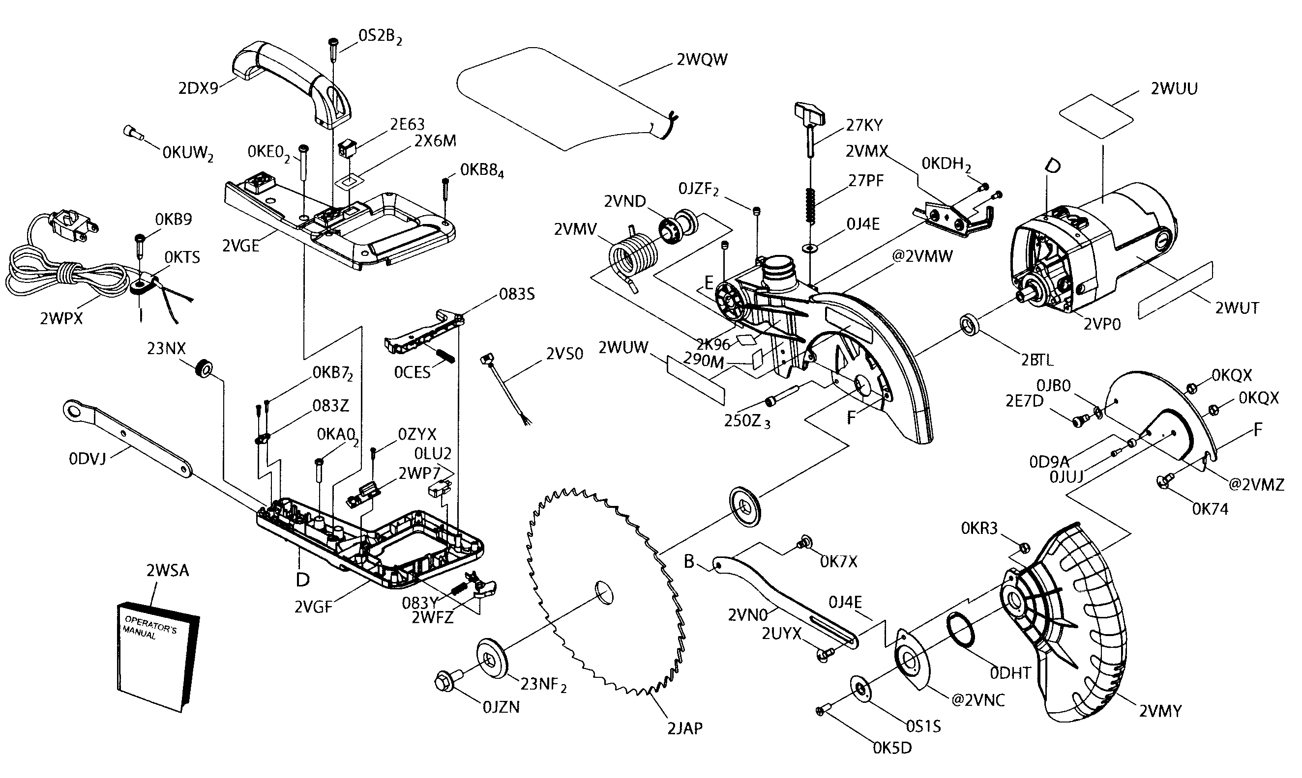 Craftsman 137212371 arm assy diagram