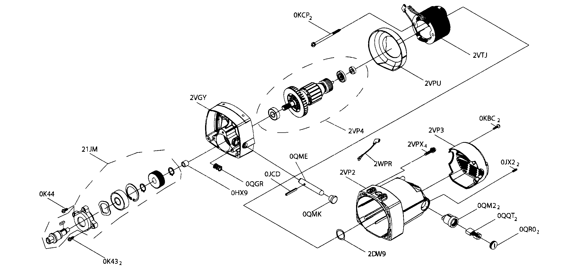 Craftsman 137212371 motor assy diagram