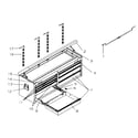 Craftsman 706824951 tool chest diagram