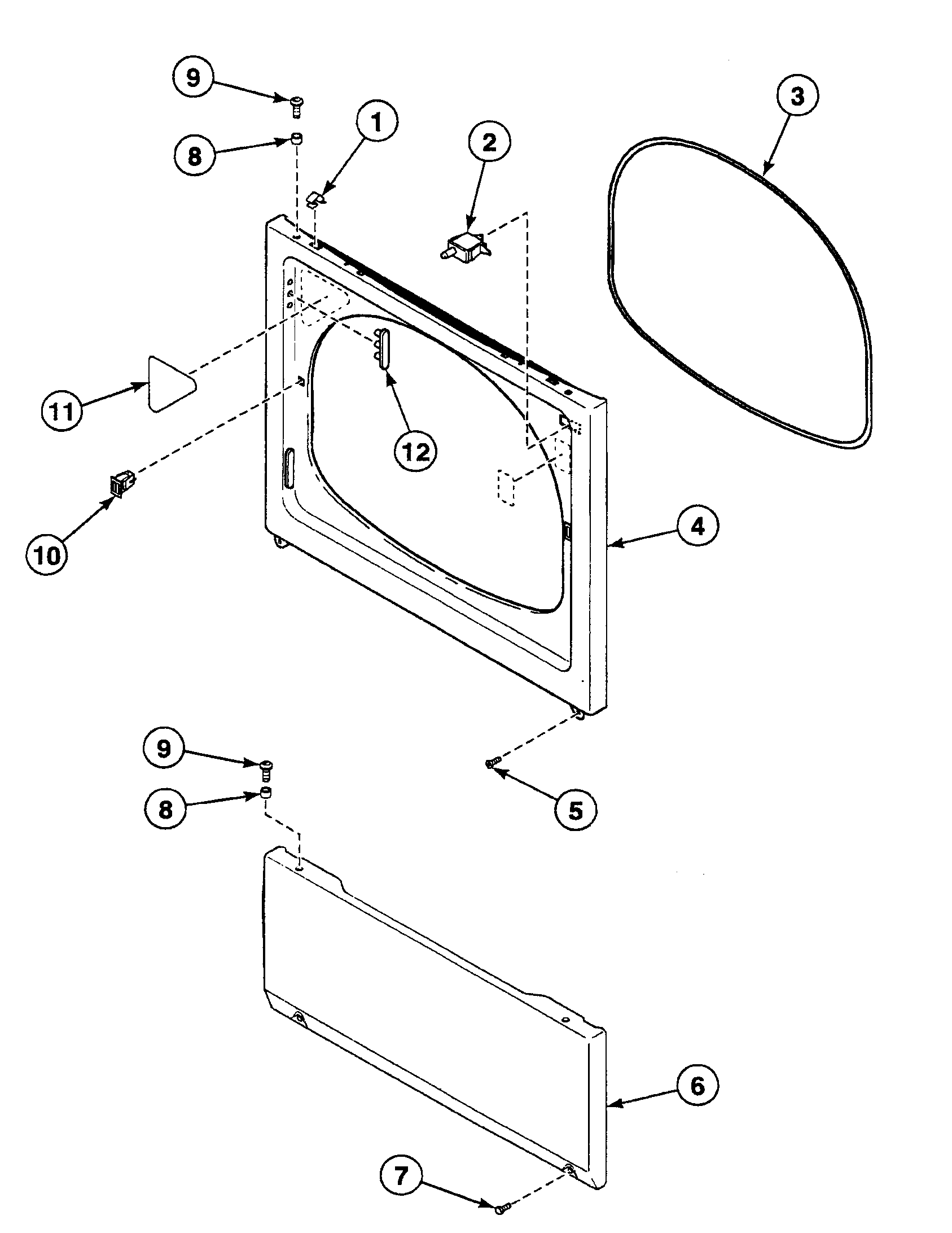 Speed Queen SSE907WF front panel diagram