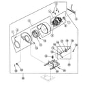 Speed Queen SSE917LF motor assy diagram
