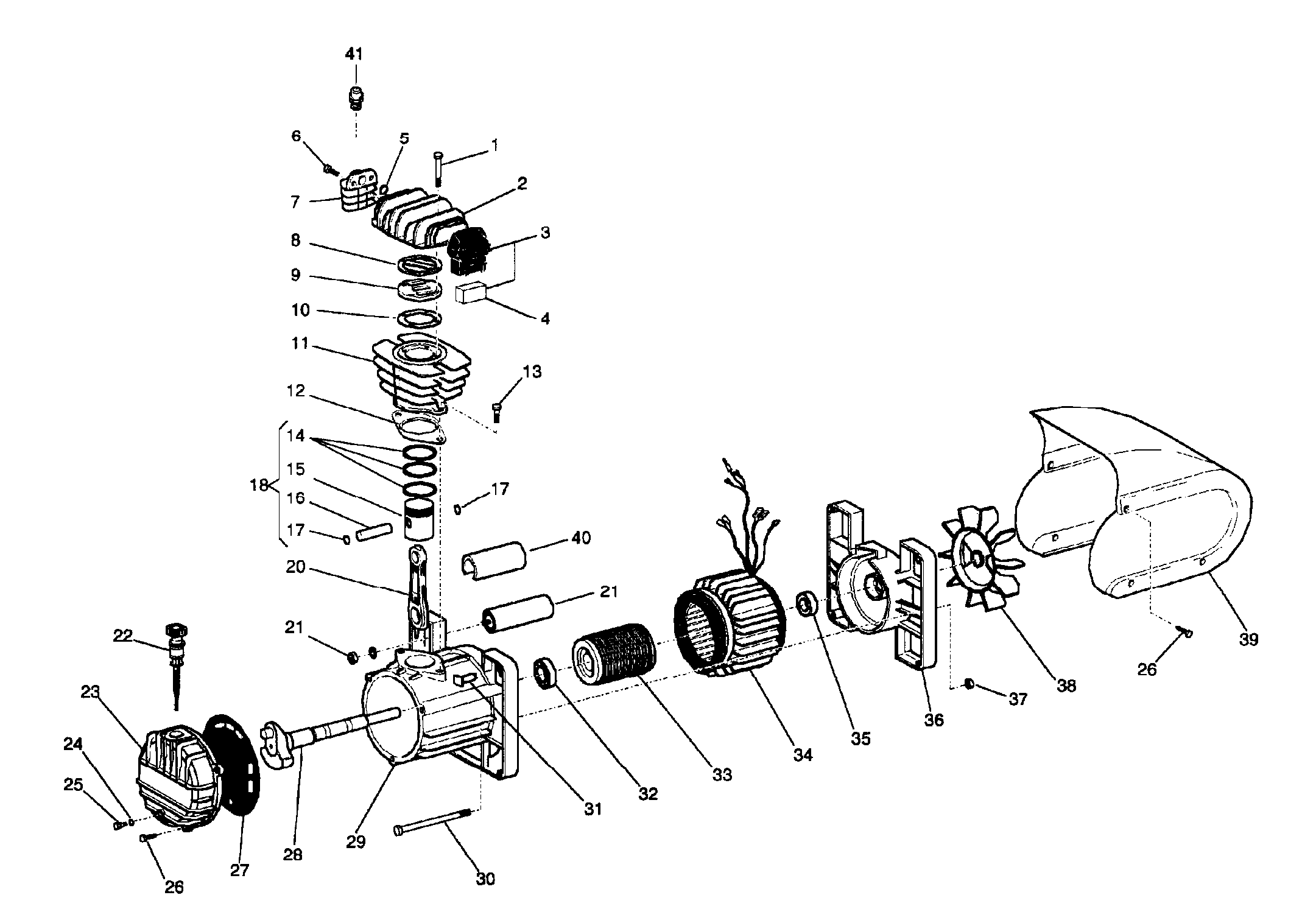 Ingersoll Rand DD2T2 pump parts diagram