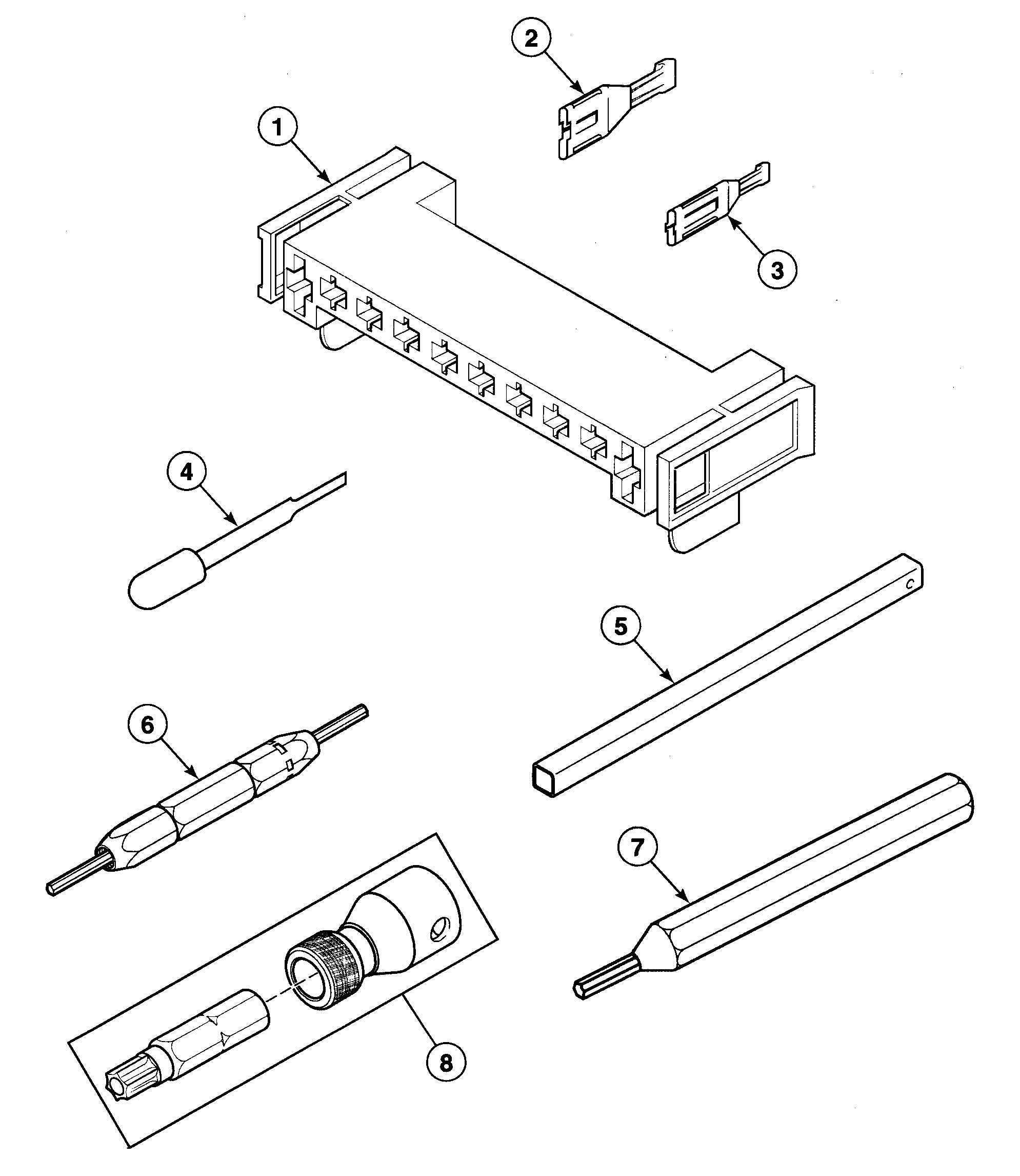 Speed Queen SDG809LF tools diagram