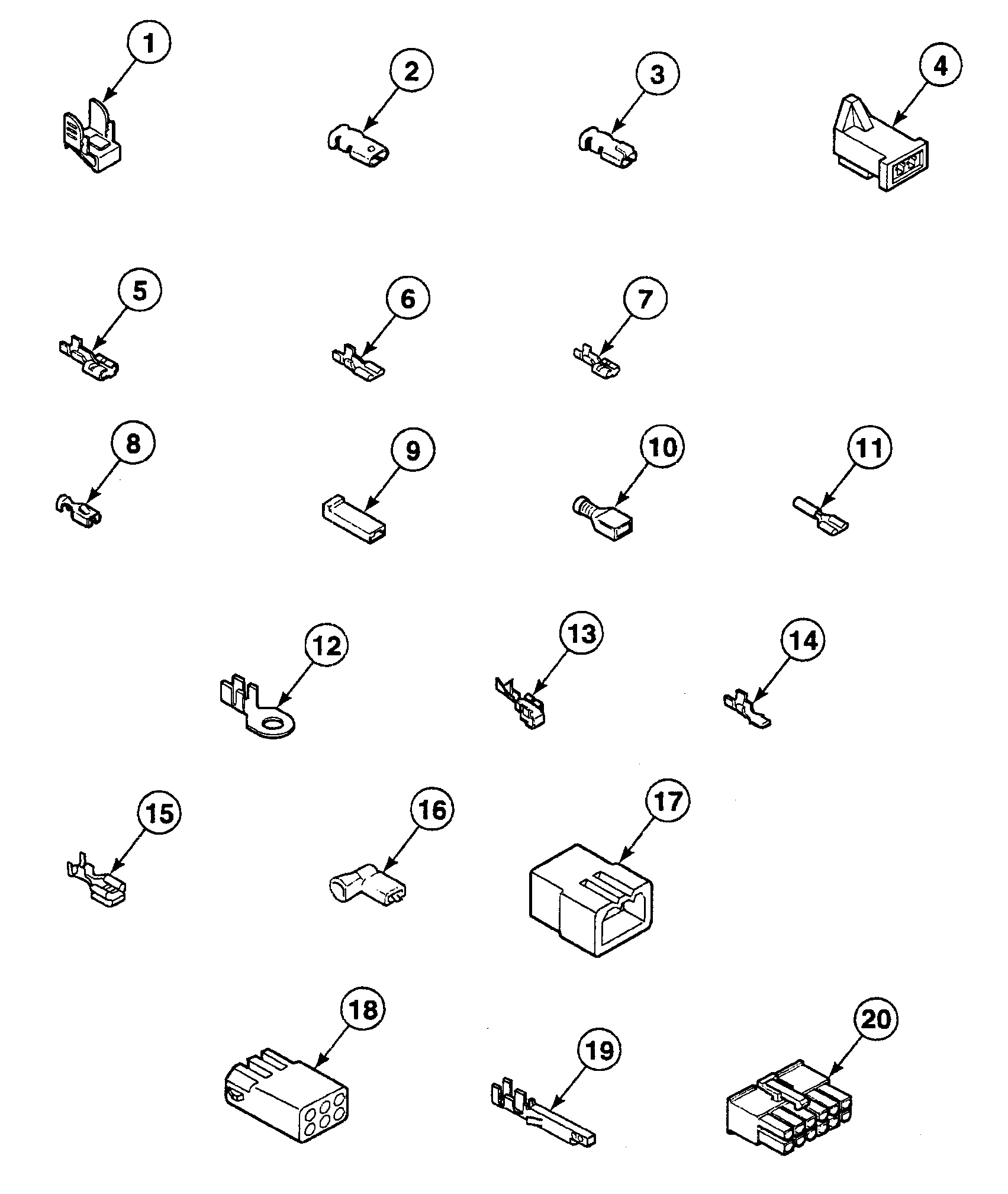Speed Queen SSEH07WJ blocks diagram