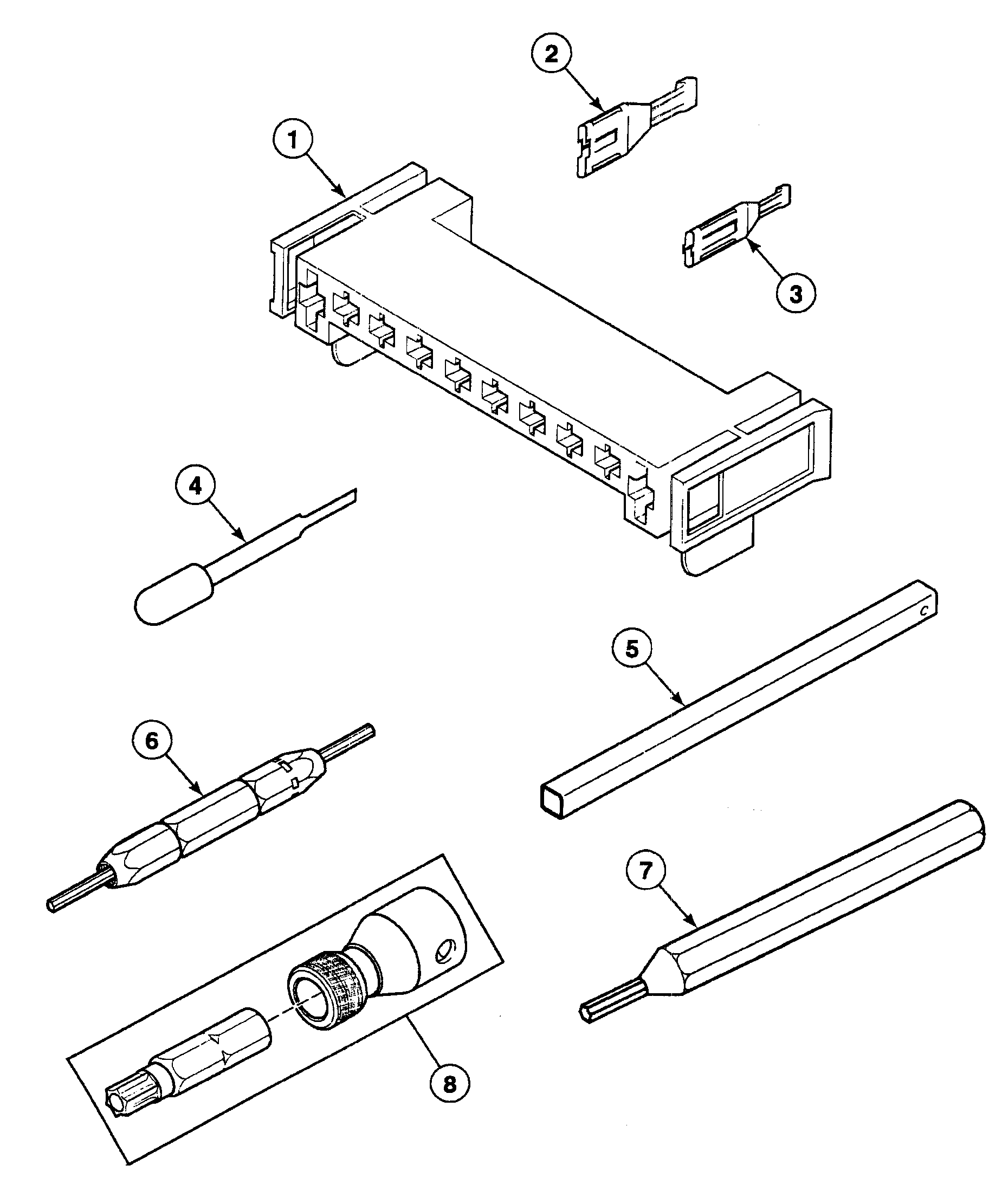 Speed Queen SSET07LF tools diagram