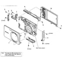 Sony DSC-W190B cabinet parts diagram