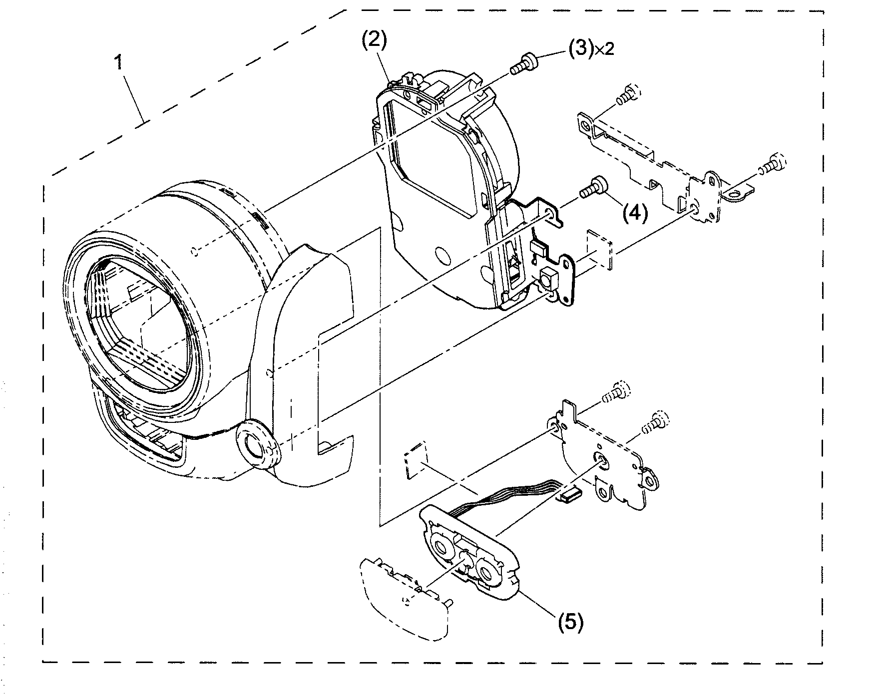 Canon FS20A front cover diagram