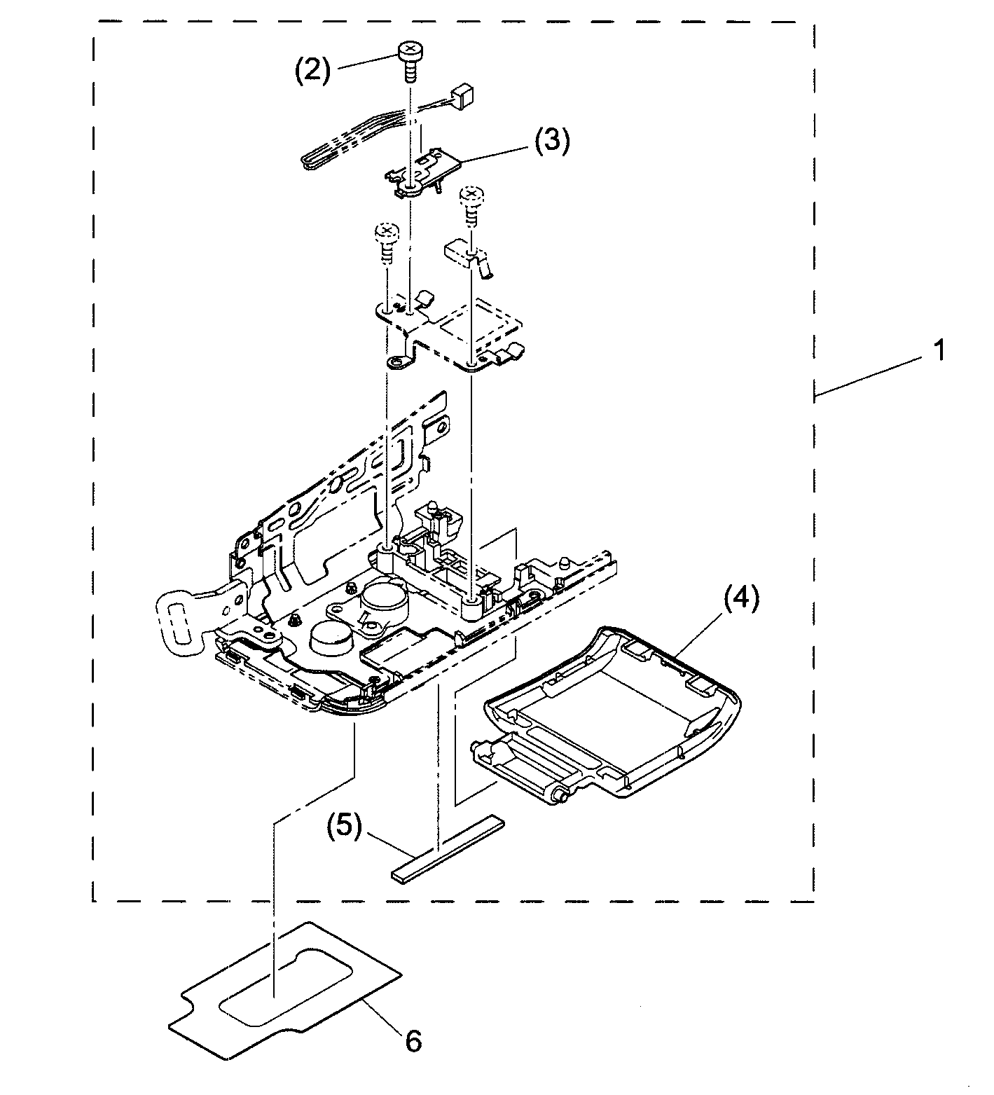 Canon FS20A bottom cover diagram