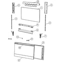Fisher & Paykel OB30SDEPX1-88492A door outer diagram