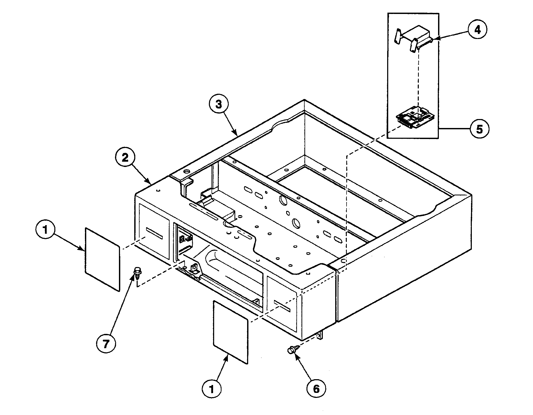 Speed Queen SSEF07QJ cabinet control diagram
