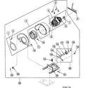 Speed Queen SSEC07WJ motor assy diagram