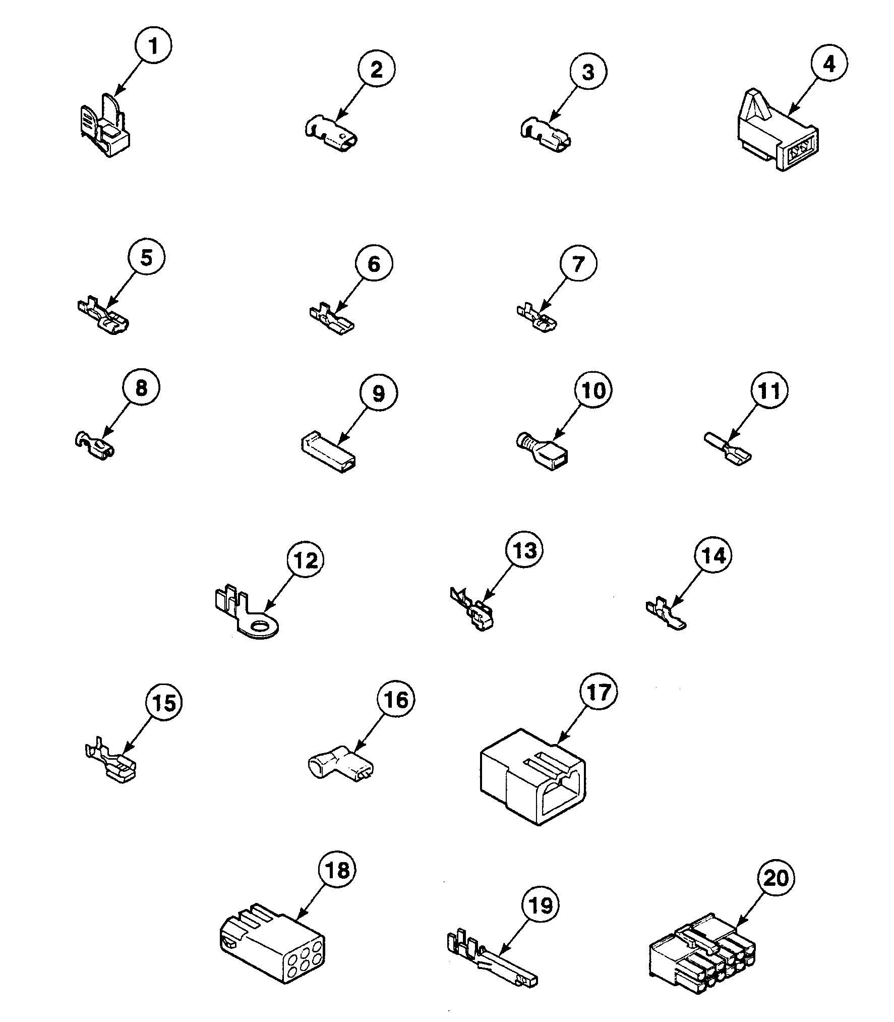 Speed Queen SSEF17WJ blocks diagram