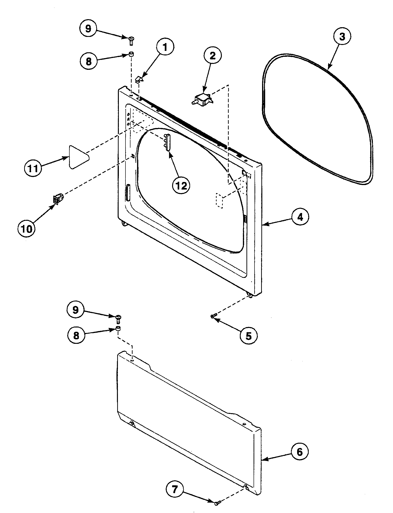 Speed Queen SSET17LF front panel diagram